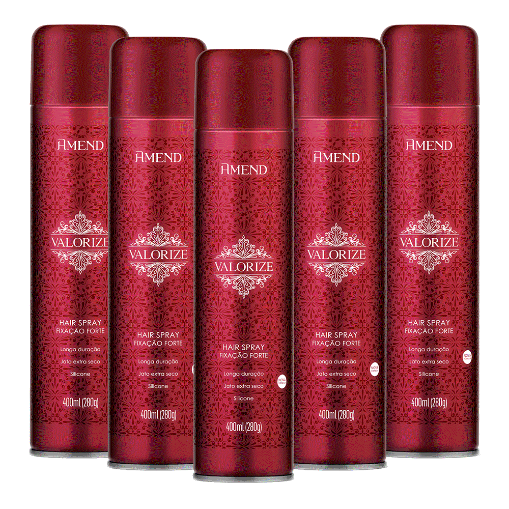 Kit Hair Spray Amend Valorize forte 400ML III | 5 produtos
